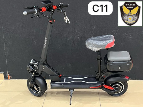 اسکوتر برقی دونفره ولرا C11 2025 کابین و فرمان تقویت شده باکس دار