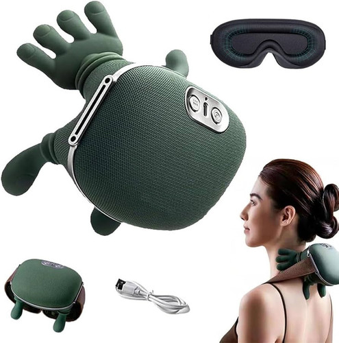 ماساژور حرارتی گردن و کمر بیسیم Elosnoc – ماساژ عمیق 4D و طراحی شبیه دست انسان اصلی