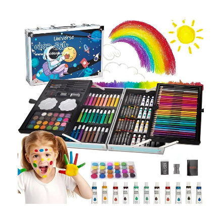 ست حرفه ای طراحی 145 قطعه پک نقاشی